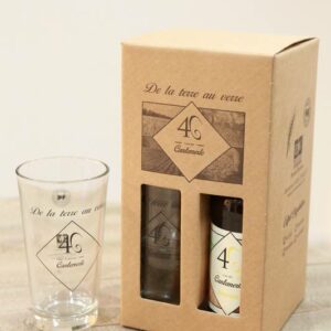 Coffret - Bières blondes, blanche et ambrée Bio 33 cl et 2 verres sérigraphiés